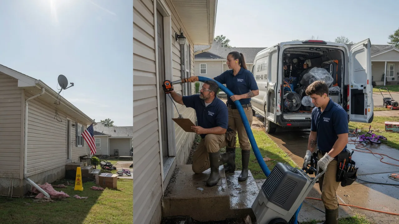 Ceiling Water Damage Restoration in Sussex, VA near me